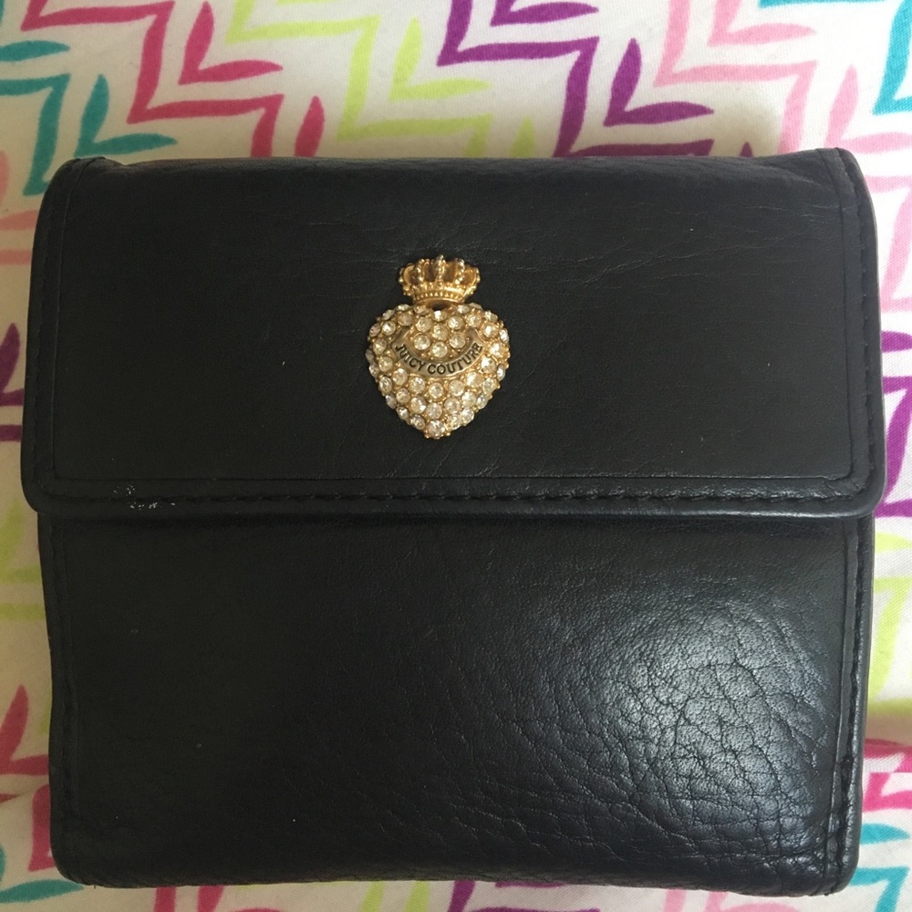 Juice couture Black leather wallet